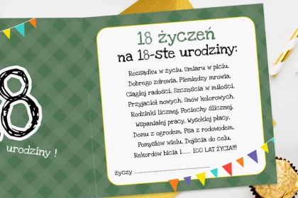 Życzenia na osiemnastkę dla koleżanki