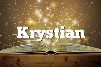 Znaczenie imienia Krystian