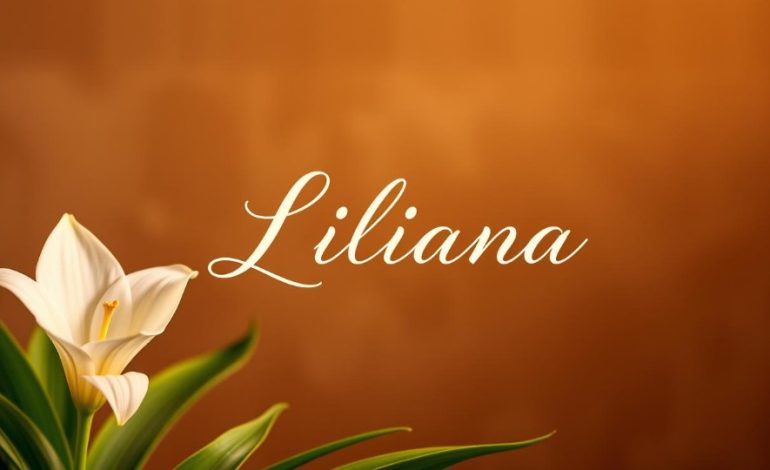 Znaczenie imienia Liliana