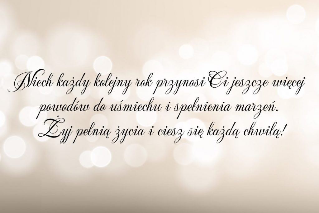 Życzenia urodzinowe dla dawnego znajomego