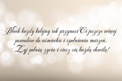 Życzenia urodzinowe dla dawnego znajomego