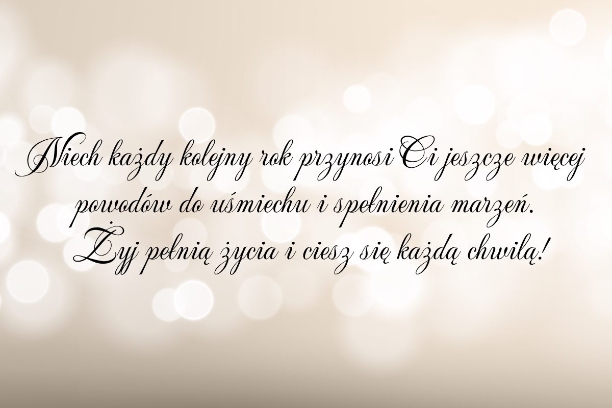 Życzenia urodzinowe dla dawnego znajomego
