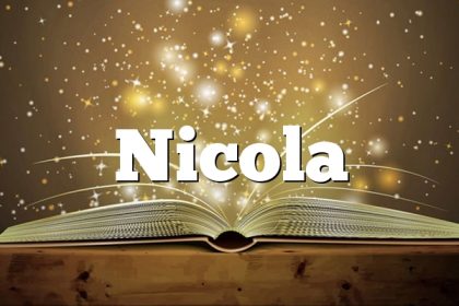 Znaczenie imienia Nikola