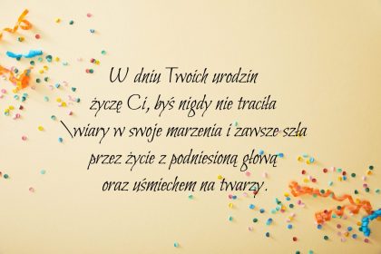 Życzenia urodzinowe dla córki przyjaciela