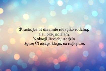 Życzenia urodzinowe dla bratanicy