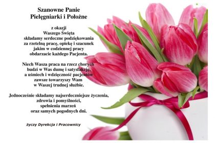 Życzenia na Dzień Pielęgniarki